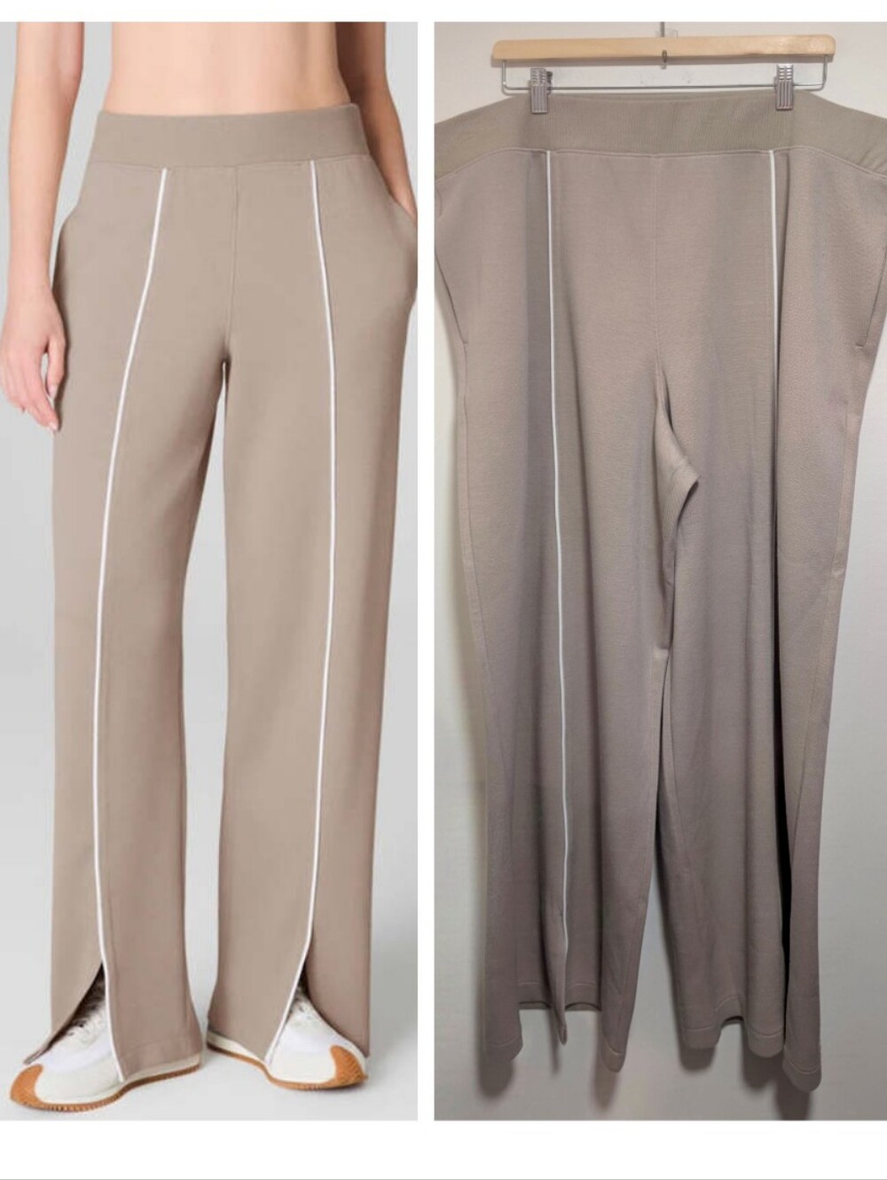 Spanx | AirPique Straight Track Pants In Ashwood